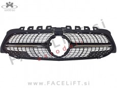 Mercedes A W177 18- maska Diamond Black