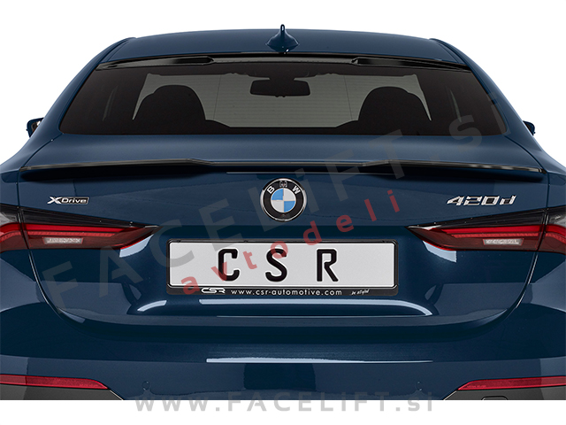 BMW 4 Coupe G22 20- spojler za prtljažnik črni (sijaj)