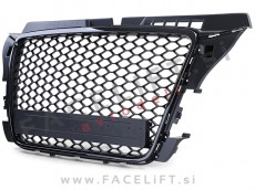 Audi A3 8P 8PA 08-12 maska RS3 izgled črna sijaj