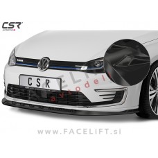 VW e-Golf 14-20 podaljšek sprednjega odbijača črni (sijaj)