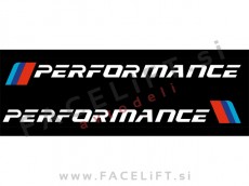 BMW M-Performance nalepke bele