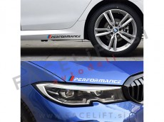 BMW M-Performance nalepke bele