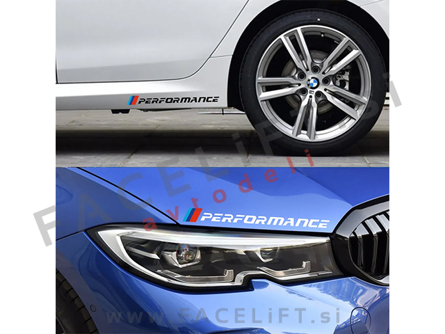 BMW M-Performance nalepke črne