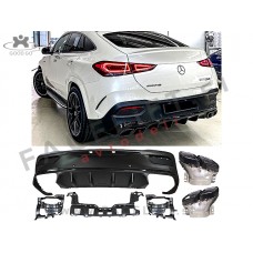 Mercedes GLE Coupe C167 AMG Line 19- difuzor z nastavki za izpuh AMG 63 izgled