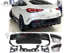 Mercedes GLE Coupe C167 AMG Line 19- difuzor z nastavki za izpuh AMG 63 izgled