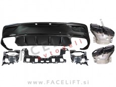 Mercedes GLE Coupe C167 AMG Line 19- difuzor z nastavki za izpuh AMG 63 izgled