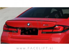 BMW 5 Limuzina G30 17- spojler za prtljažnik črni (sijaj)