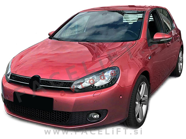 VW Golf 6 08-12 mreže sprednjega odbijača črne (sijaj) GTI izgled VW Golf 6 08-12 mreže sprednjega odbijača črne (sijaj) GTI izgled