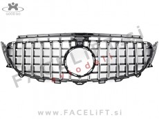 Mercedes E S213 W213 16-20 maska GT izgled črna kromirana (sijaj)