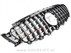 Mercedes E S213 W213 16-20 maska GT izgled črna kromirana (sijaj)
