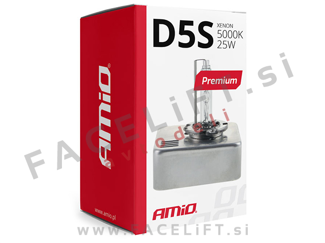 Xenon žarnica D5S (PK32d-7) 5000K 25W Premium Xenon žarnica D5S (PK32d-7) 5000K 25W Premium