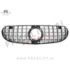 Mercedes GLC C253 X253 19-22 maska GT izgled črna kromirana (sijaj)