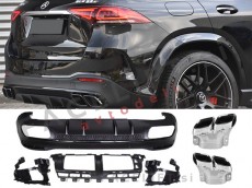 Mercedes GLE SUV W167 AMG Line 19- difuzor z nastavki za izpuh AMG 63 izgled Mercedes GLE SUV W167 AMG Line 19- difuzor z nastavki za izpuh AMG 63 izgled