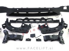 Mercedes GLC X253 AMG Line 15-19 difuzor z nastavki za izpuh kromirani sijaj