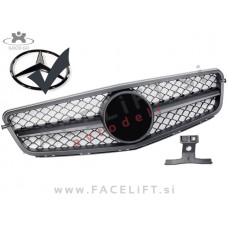 Mercedes C S204 W204 07-14 maska črna (mat)