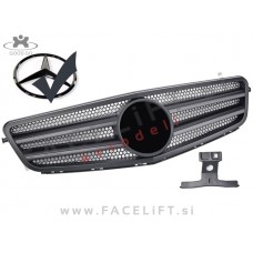 Mercedes C S204 W204 07-14 maska črna (mat)
