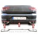 VW Passat B8 19- okrasni nastavki za izpuh kromirani (sijaj)