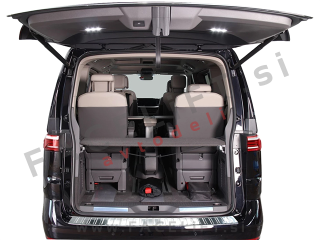 VW T7 21- zaščita zadnjega odbijača kromirana (sijaj)