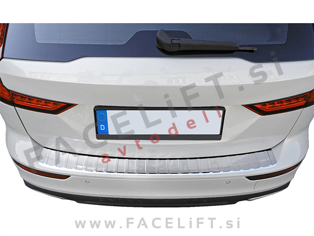 Volvo V60 18- zaščita zadnjega odbijača srebrna (mat) Volvo V60 18- zaščita zadnjega odbijača srebrna (mat)