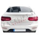 Mercedes GLC Coupe C253 16-23 zaščita zadnjega odbijača kromirana (sijaj)