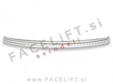 Mercedes GLC Coupe C253 16-23 zaščita zadnjega odbijača srebrna (mat)