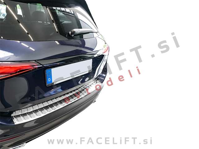 Mercedes GLC SUV X254 22- zaščita zadnjega odbijača kromirana (sijaj)