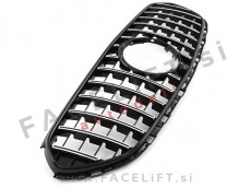 Mercedes GLC C254 X254 22- maska GT izgled črna kromirana (sijaj)