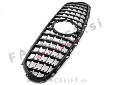 Mercedes GLC C254 X254 AMG Line 22- maska GT izgled črna kromirana (sijaj)