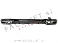 Mercedes E Limuzina W213 AMG Line 16-20 difuzor z nastavki za izpuh