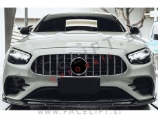 Mercedes E A238 C238 S213 W213 AMG Line 20- maska GT izgled črna kromirana (sijaj)