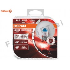 Halogenske žarnice Osram Night Breaker Laser H3 (PK22s) 55W 12V