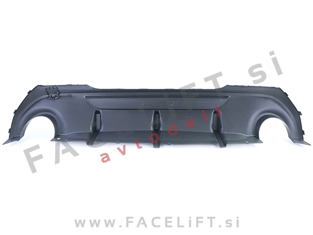 BMW 1 F40 M 19- difuzor M-Performance izgled črni (sijaj)