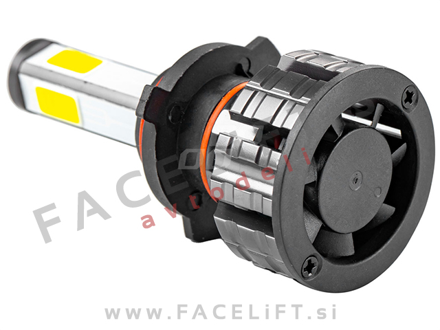 LED kit HB3 (9005) COB 4Side Series 38W (3800lm) 6500K 12V 24V