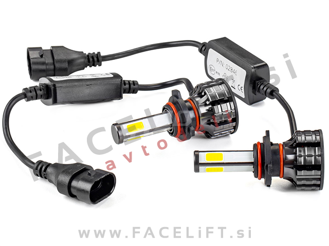 LED kit HB3 (9005) COB 4Side Series 38W (3800lm) 6500K 12V 24V
