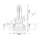 LED kit HB3 (9005) COB 4Side Series 38W (3800lm) 6500K 12V 24V