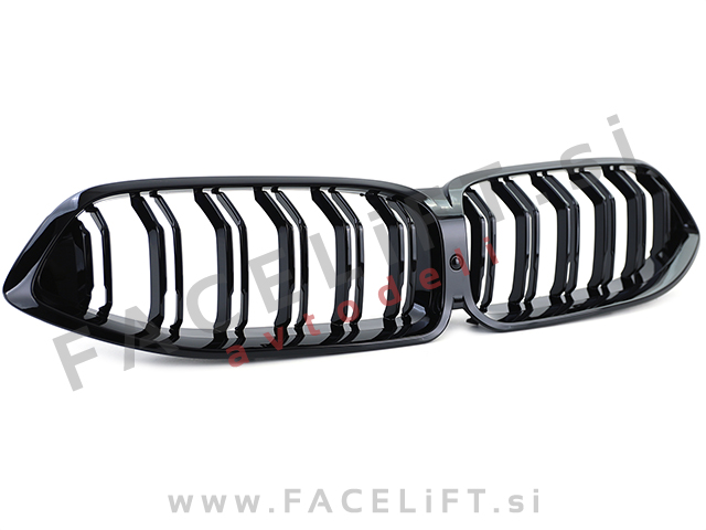 BMW 8 G14 G15 G16 18-22 ledvičke črne (sijaj)