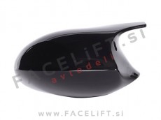 BMW 1 E81 E82 E87 E88 04-11 pokrovi ogledal M izgled črni (sijaj)