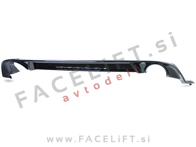 VW Golf 7.5 GTI 17-20 difuzor črni (sijaj)