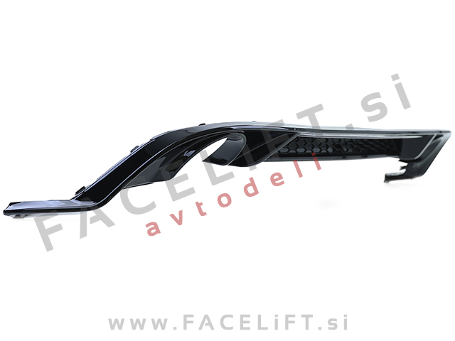VW Golf 7.5 GTI 17-20 difuzor črni (sijaj)