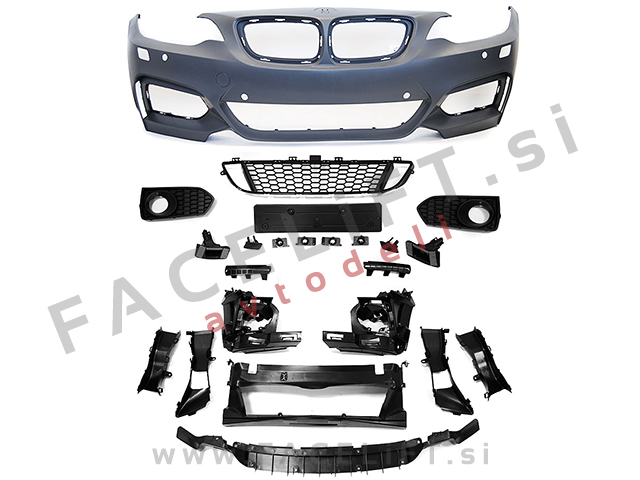 BMW 2 F22 F23 13-17 sprednji odbijač M235 izgled PDC SRA