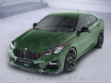 BMW 2 Gran Coupe F44 M 20- podaljšek sprednjega odbijača črni (mat)