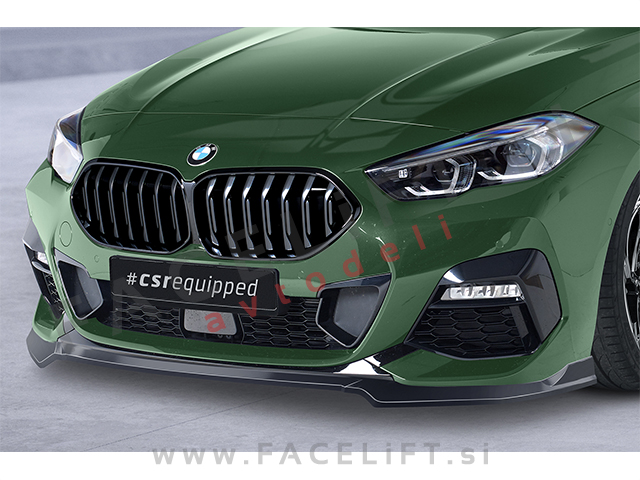 BMW 2 Gran Coupe F44 M 20- podaljšek sprednjega odbijača črni (mat)