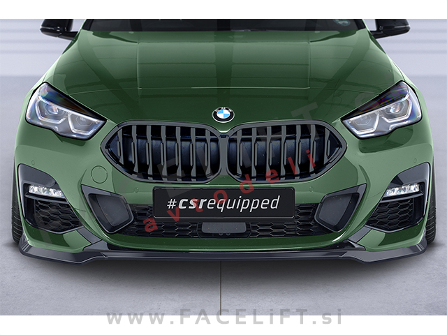 BMW 2 Gran Coupe F44 M 20- podaljšek sprednjega odbijača črni (mat)
