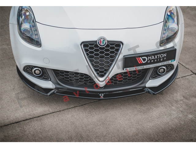 Alfa Romeo Giulietta 10-20 podaljšek sprednjega odbijača črni (sijaj)