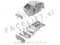 VW Golf 6 08-12 izolacija pokrova motorja