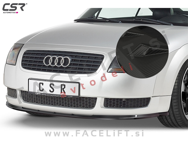 Audi TT 8N 98-06 podaljšek sprednjega odbijača karbon (mat)