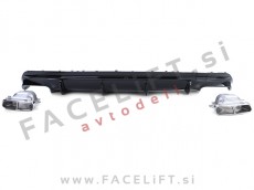 Mercedes CLA C117 AMG Line 16-19 difuzor z nastavki za izpuh