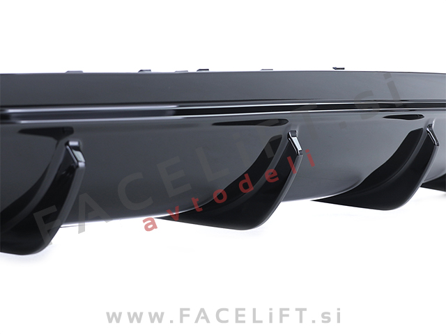 Mercedes CLA C117 AMG Line 16-19 difuzor z nastavki za izpuh