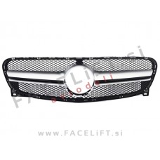 Mercedes GLA X156 13-16 maska GLA45 izgled srebrna (mat) Mercedes GLA X156 13-16 maska GLA45 izgled srebrna (mat)