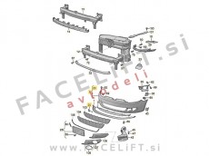 VW Golf 6 08-12 sprednji odbijač PDC SRA